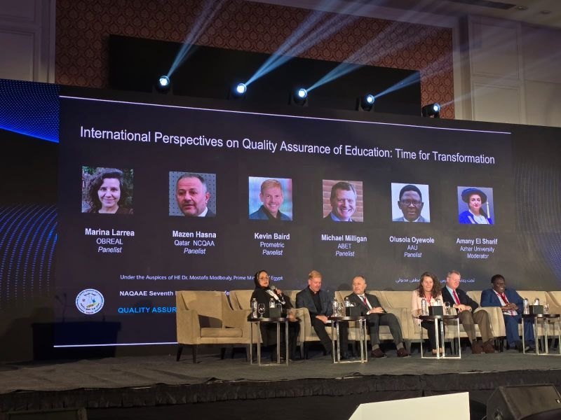 Adel Gastli participating in an international quality assurance event